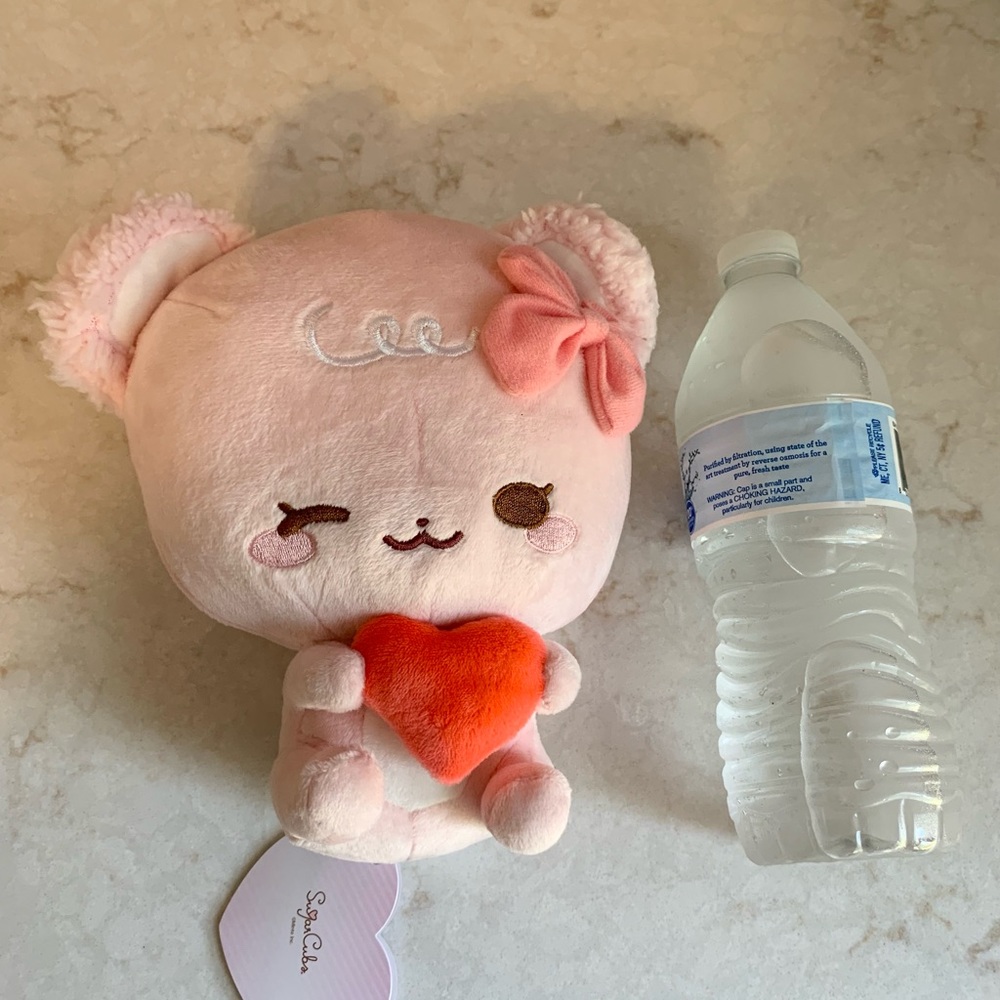 Fukuya USA sugar cubs Pink with heart